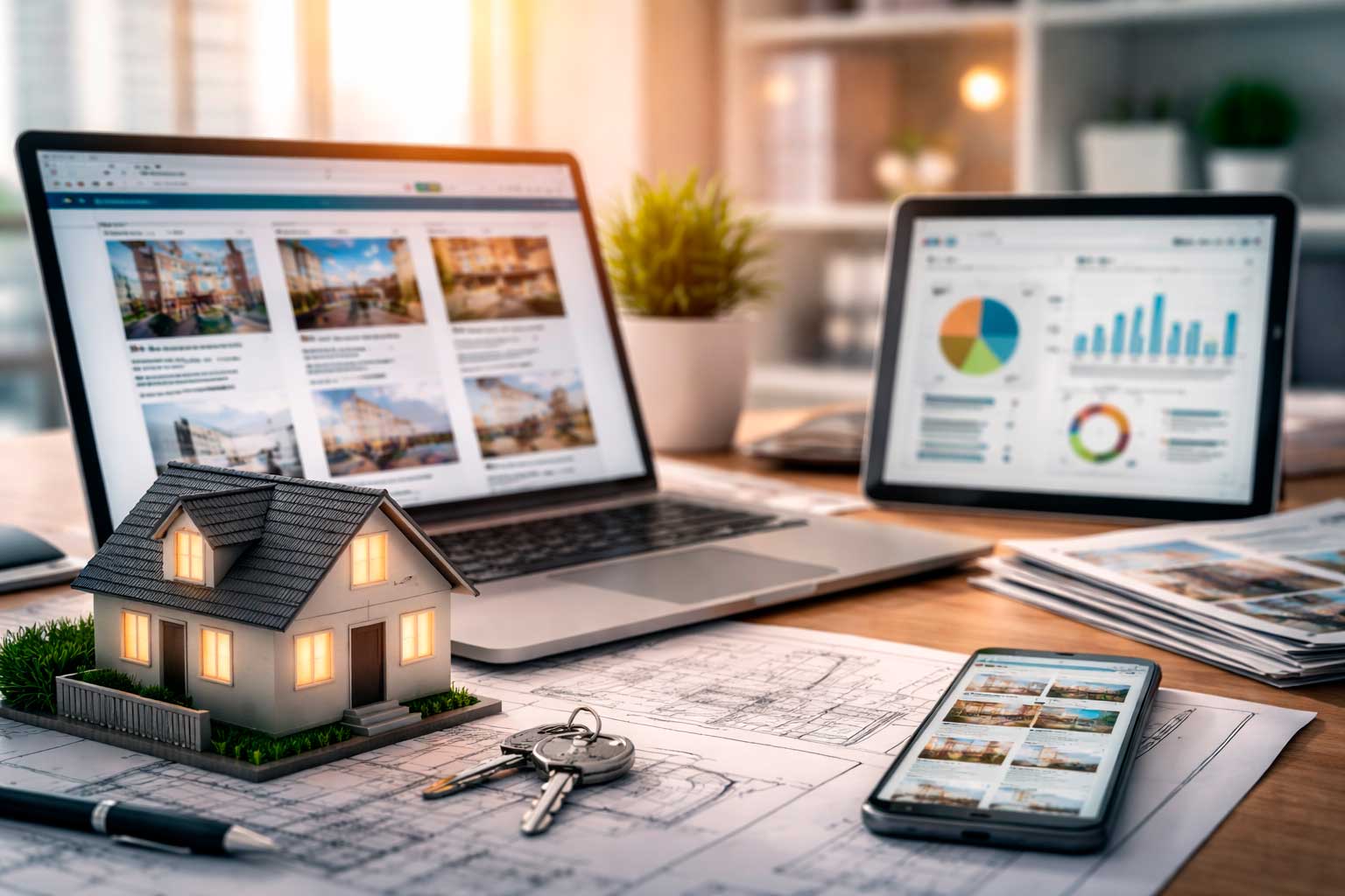 Marketing digital imobiliário: por que quem domina o online capta mais imóveis, gera mais leads e fecha mais rápido